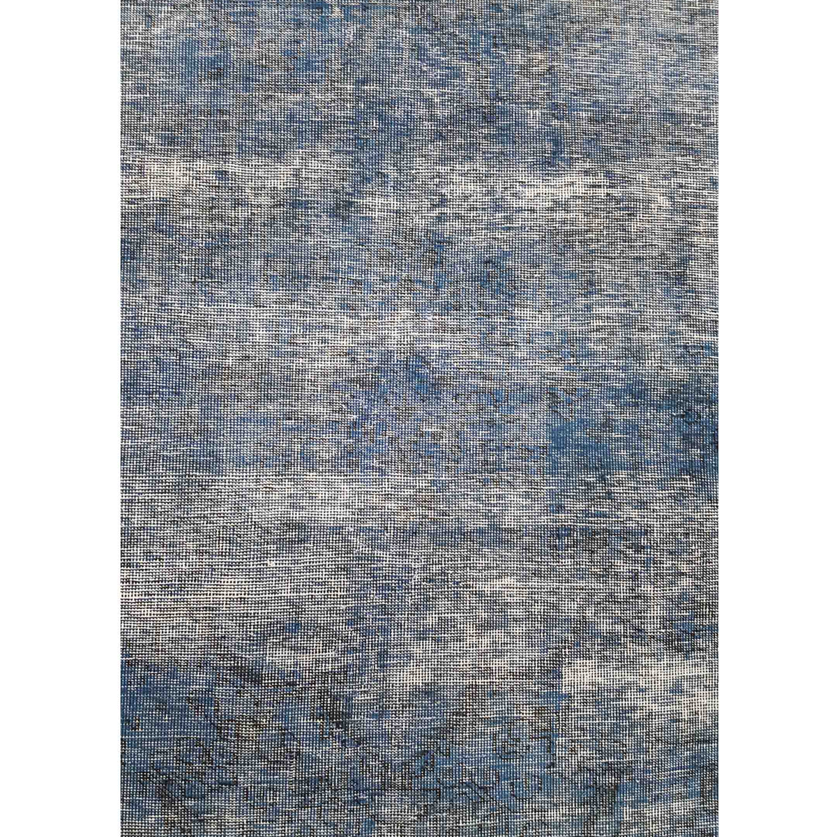 Pacific Overdyed 41611 Blue Blue Transitional Hand Knotted Rug