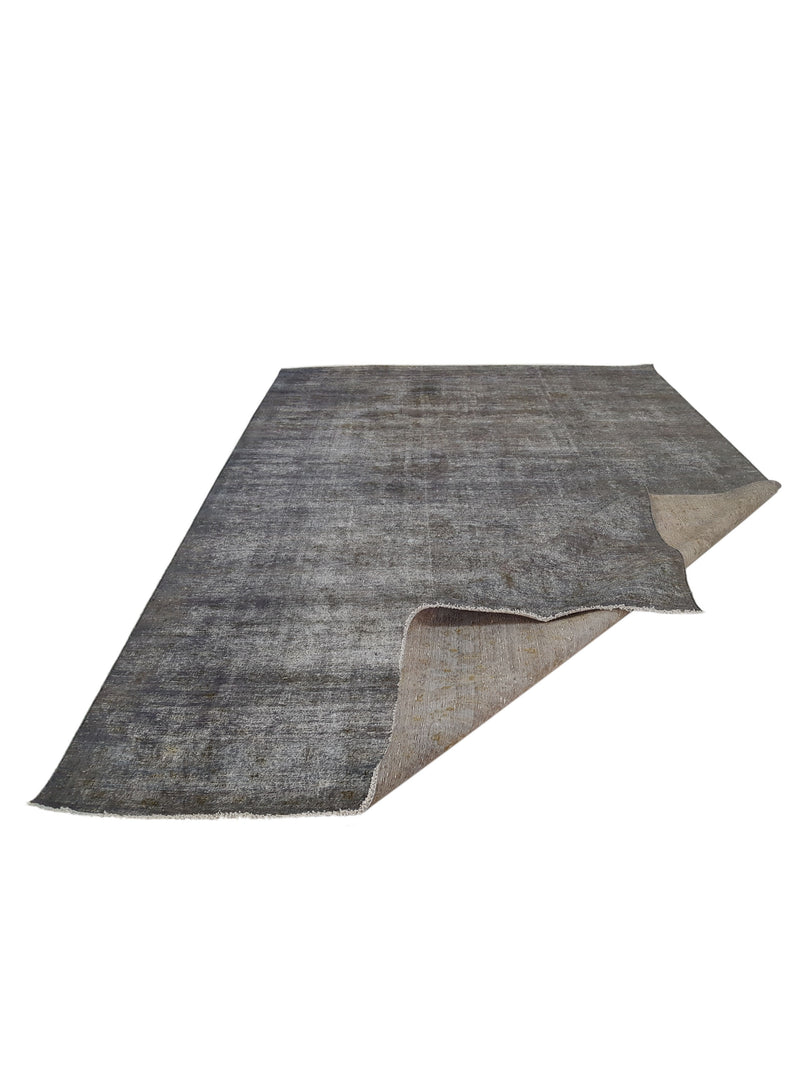 Pacific Overdyed 41612 Lt.Grey Lt.Grey Transitional Hand Knotted Rug