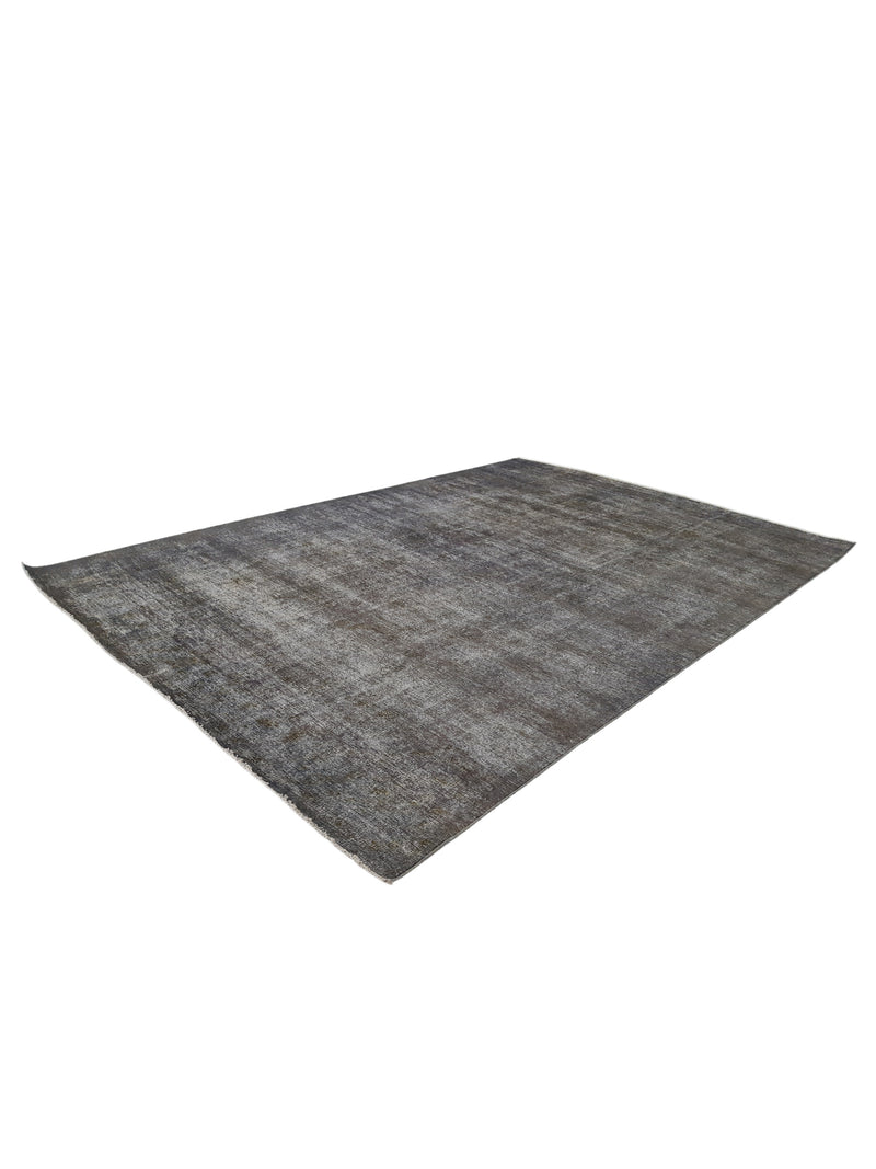 Pacific Overdyed 41612 Lt.Grey Lt.Grey Transitional Hand Knotted Rug