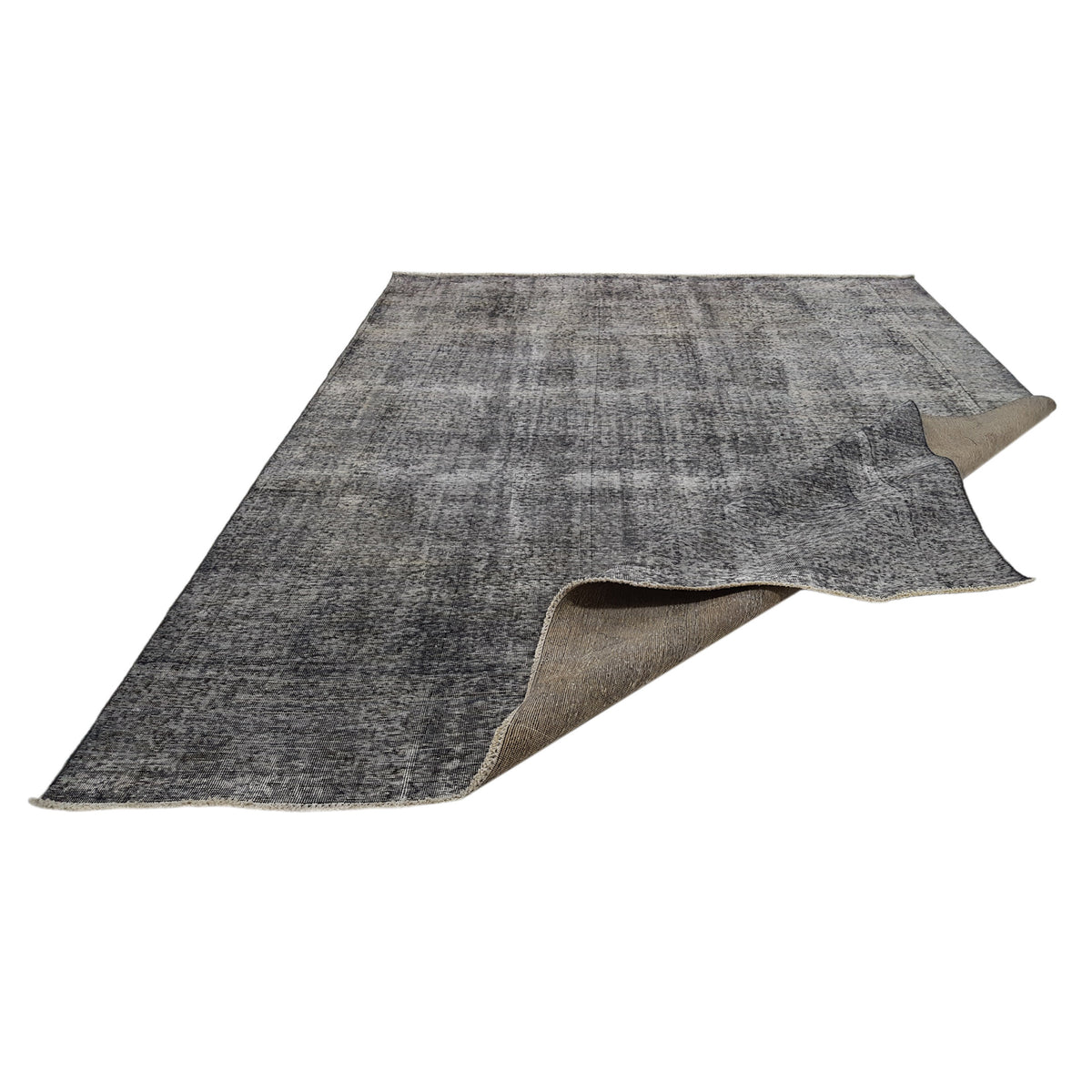 Pacific Overdyed 41614 Lt.Grey Lt.Grey Transitional Hand Knotted Rug