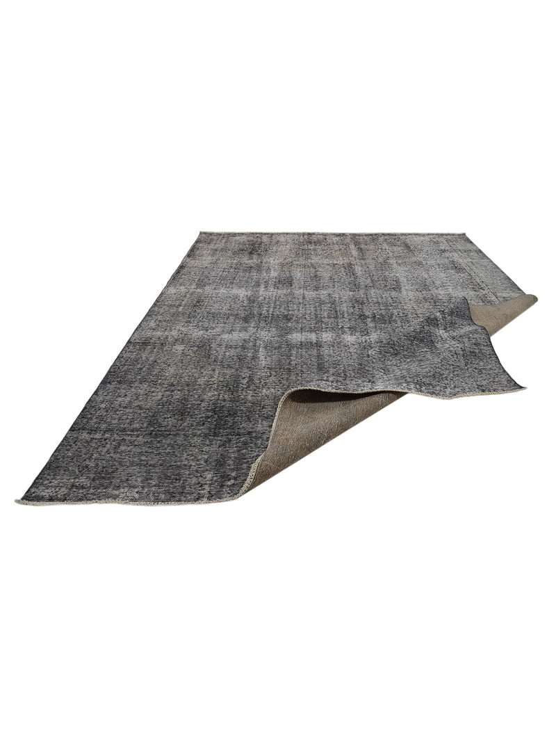 Pacific Overdyed 41614 Lt.Grey Lt.Grey Transitional Hand Knotted Rug