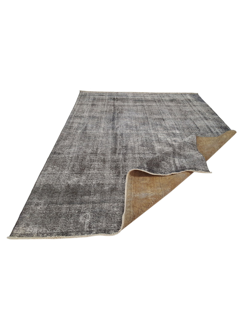 Pacific Overdyed 41617 Lt.Grey Lt.Grey Transitional Hand Knotted Rug