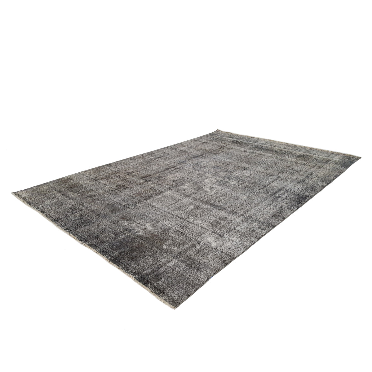 Pacific Overdyed 41617 Lt.Grey Lt.Grey Transitional Hand Knotted Rug