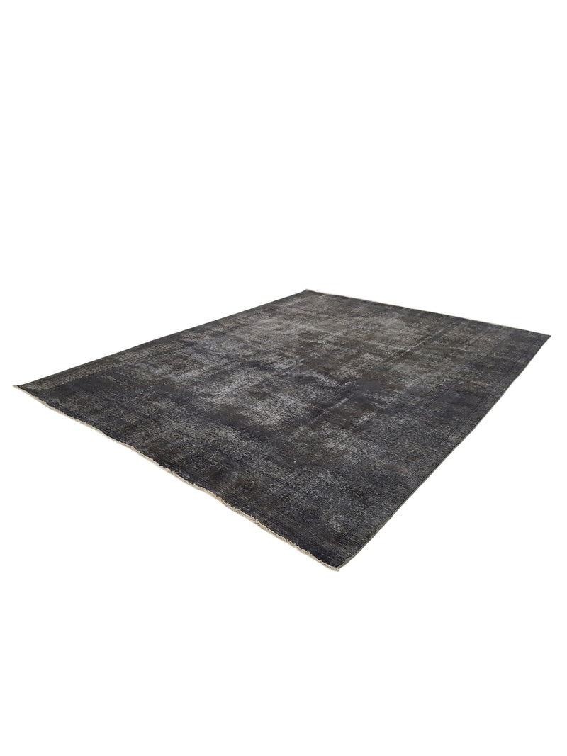 Pacific Overdyed 41619 Grey Grey Transitional Hand Knotted Rug
