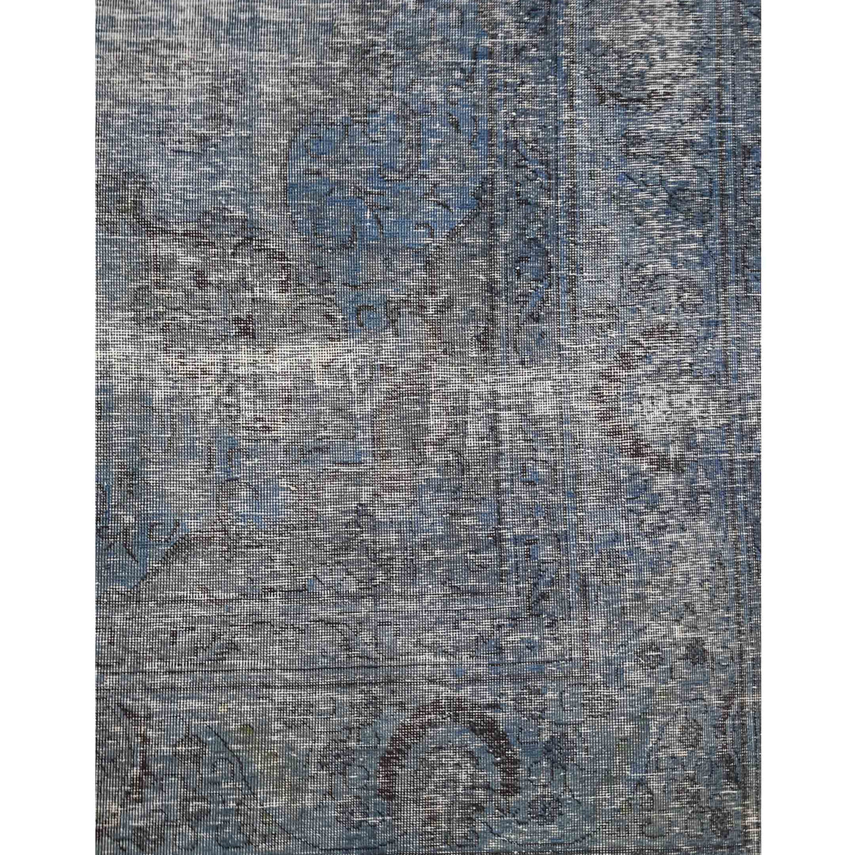 Pacific Overdyed 41620 Blue Blue Transitional Hand Knotted Rug