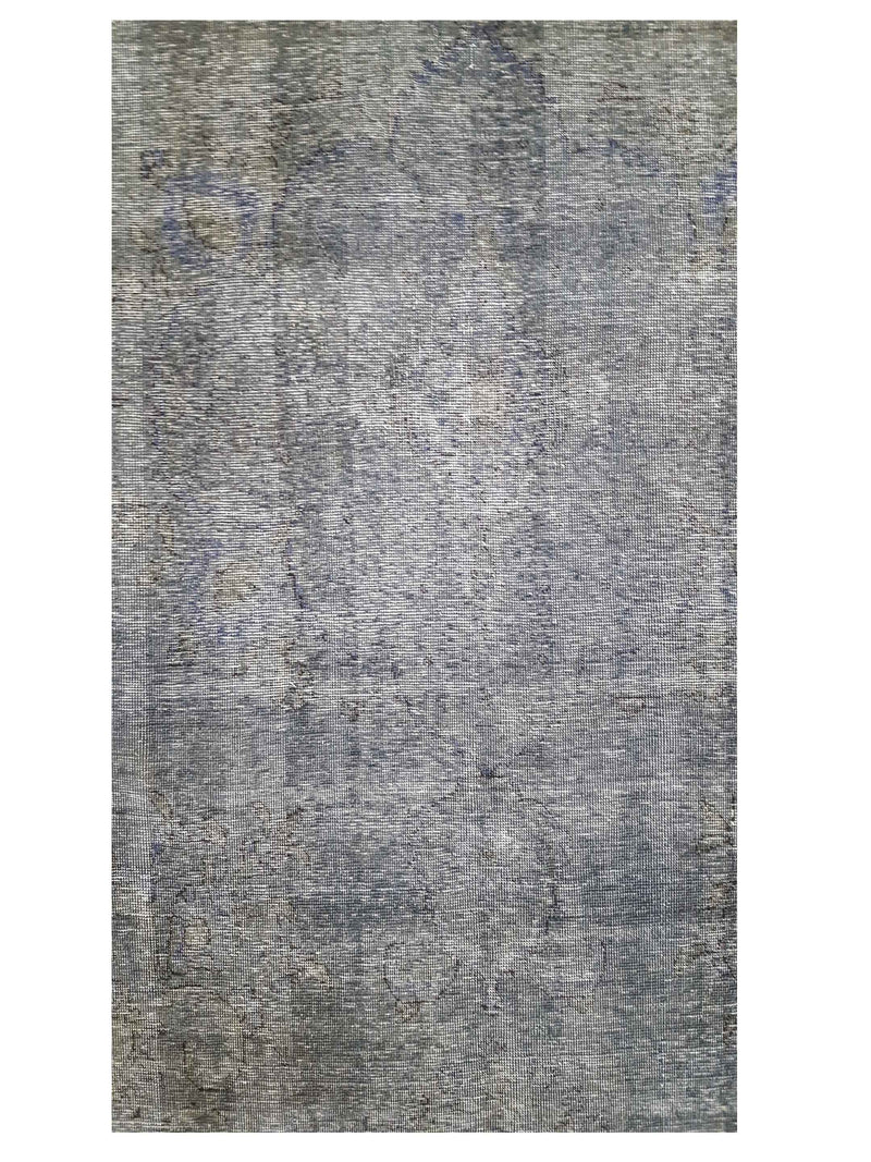 Pacific Overdyed 41621 Lt.Grey Lt.Grey Transitional Hand Knotted Rug