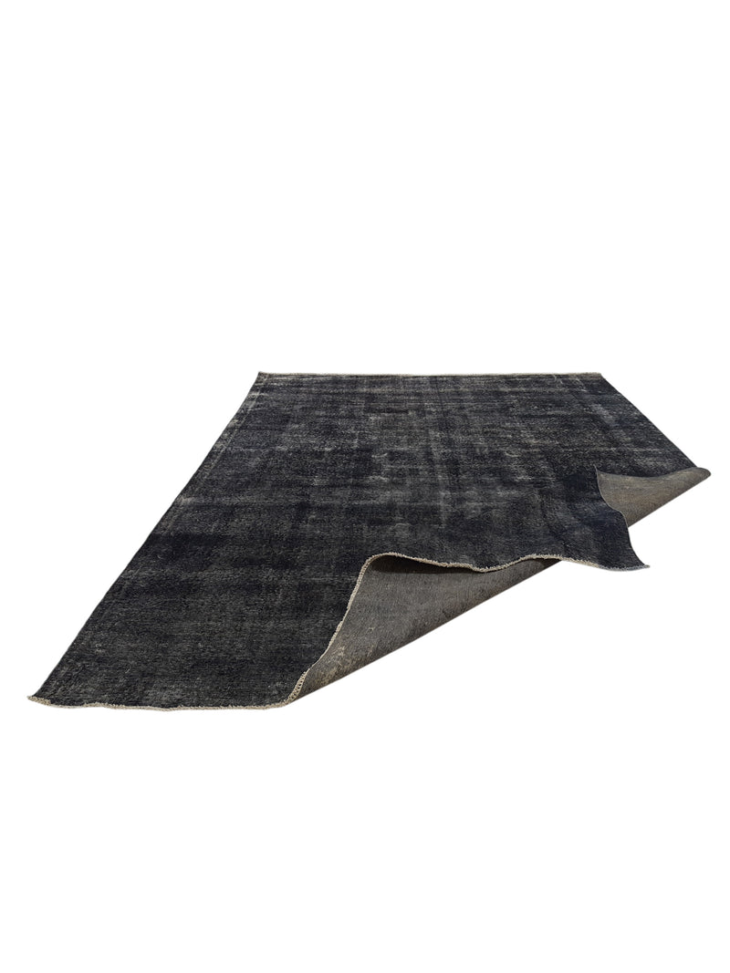 Pacific Overdyed 41622 Grey Grey Transitional Hand Knotted Rug