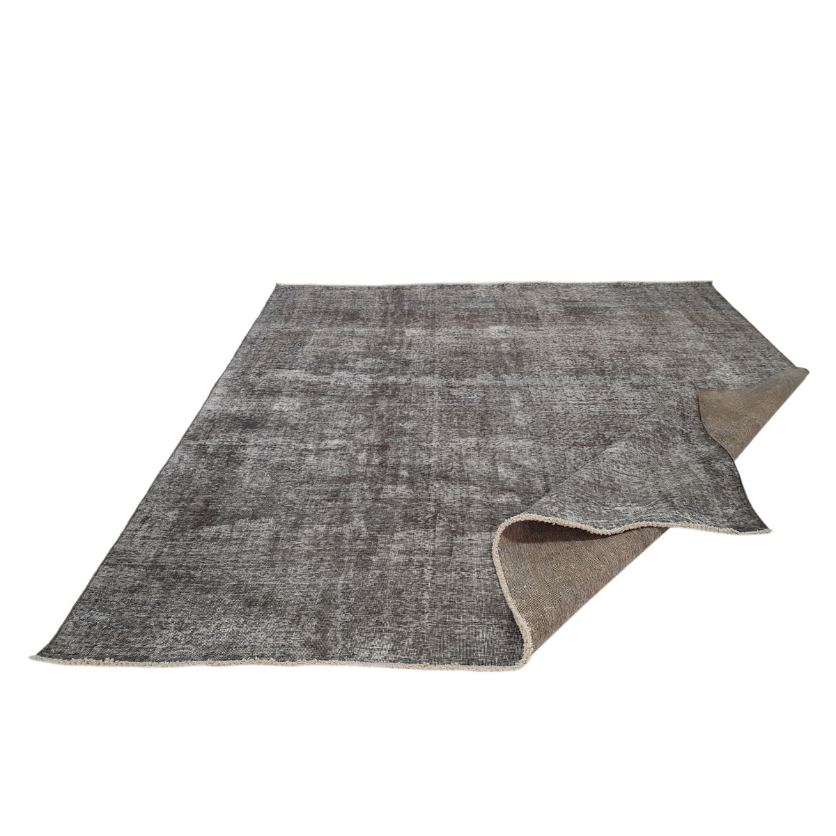 Pacific Overdyed 41625 Lt.Grey Grey Transitional Hand Knotted Rug