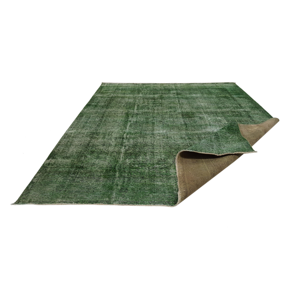 Pacific Overdyed 41626 Lt.Green Green Transitional Hand Knotted Rug