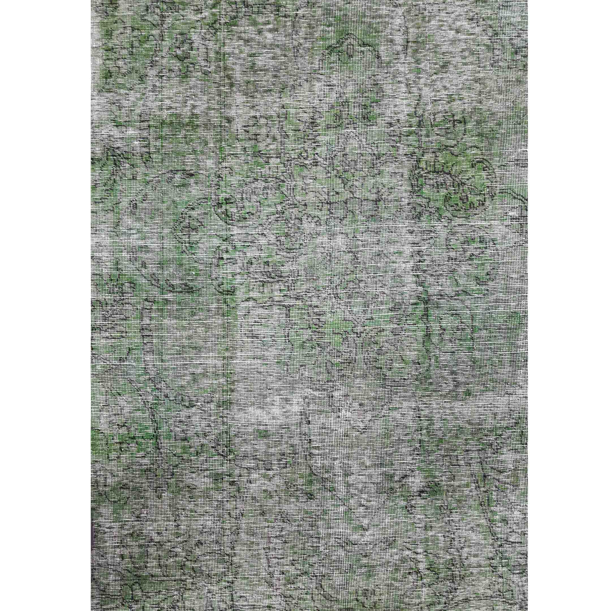 Pacific Overdyed 41626 Lt.Green Green Transitional Hand Knotted Rug