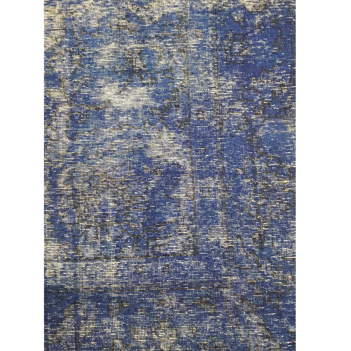 Pacific Overdyed 41629 Navy Navy Transitional Hand Knotted Rug