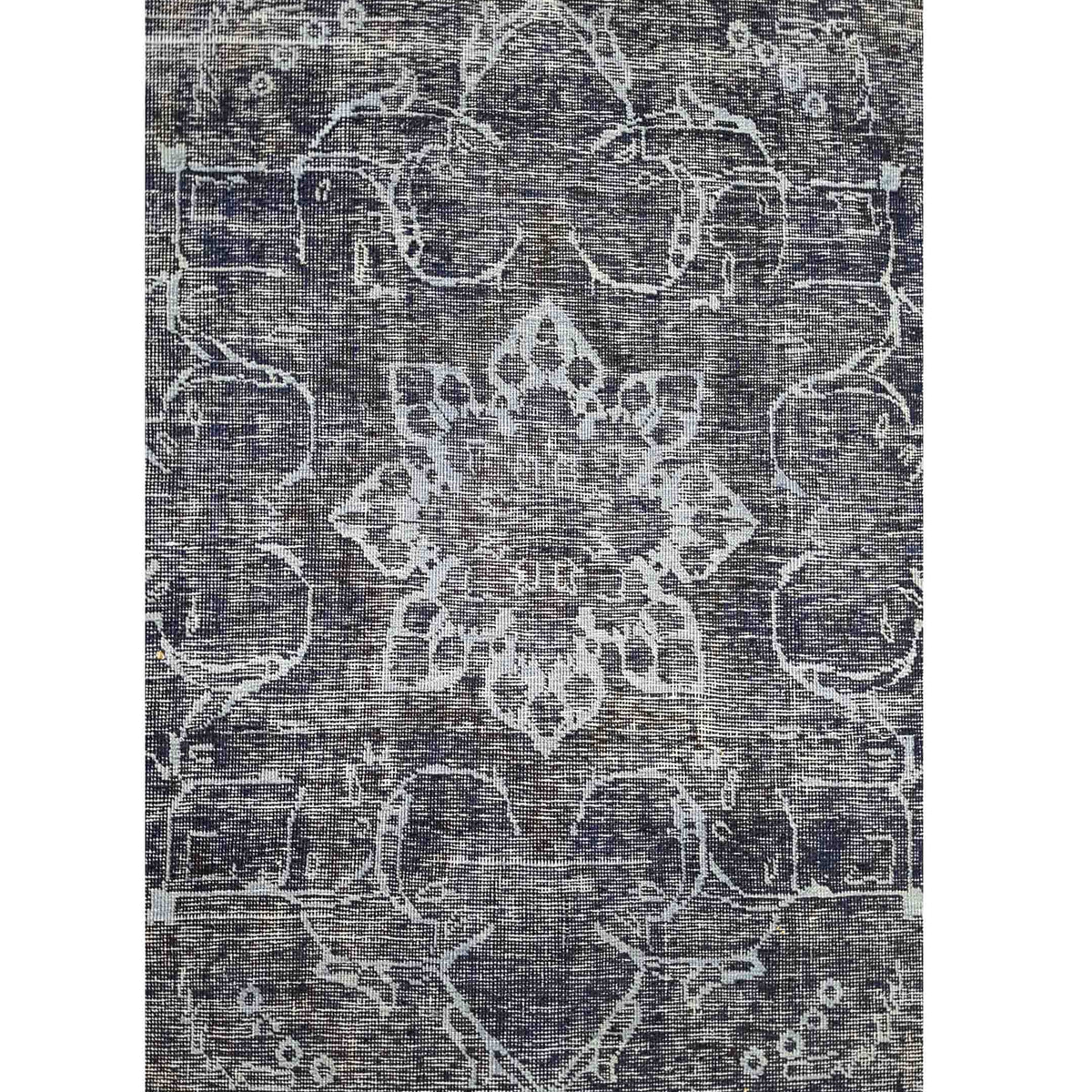 Pacific Overdyed 41630 Navy Navy Transitional Hand Knotted Rug