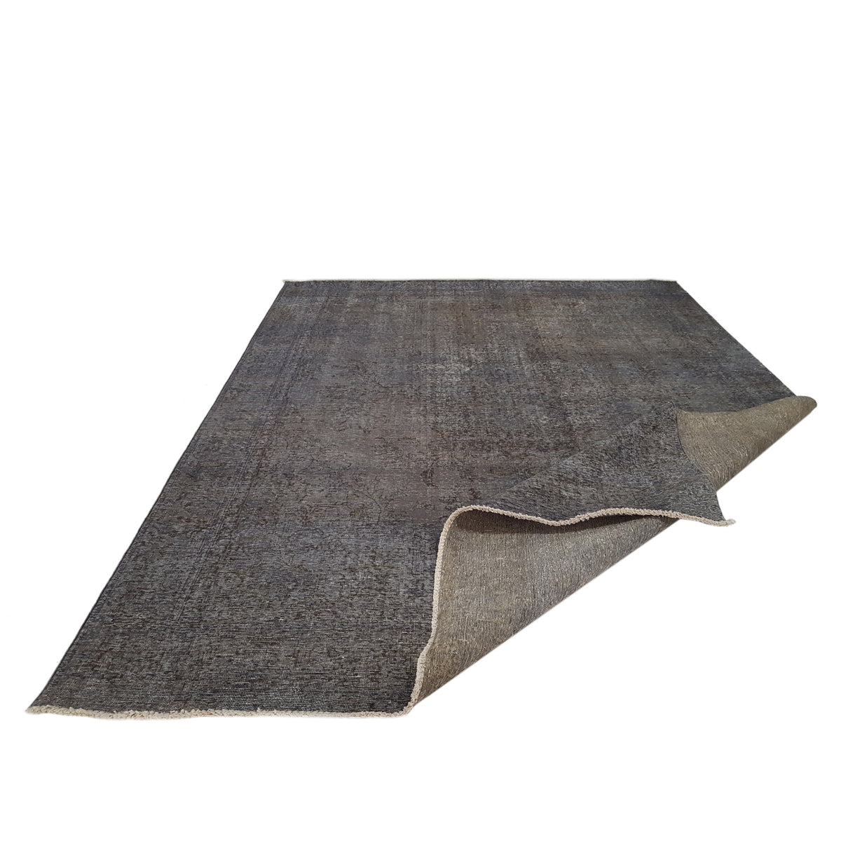 Pacific Overdyed 41631 Grey Grey Transitional Hand Knotted Rug
