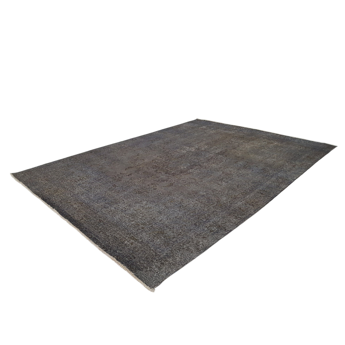 Pacific Overdyed 41631 Grey Grey Transitional Hand Knotted Rug