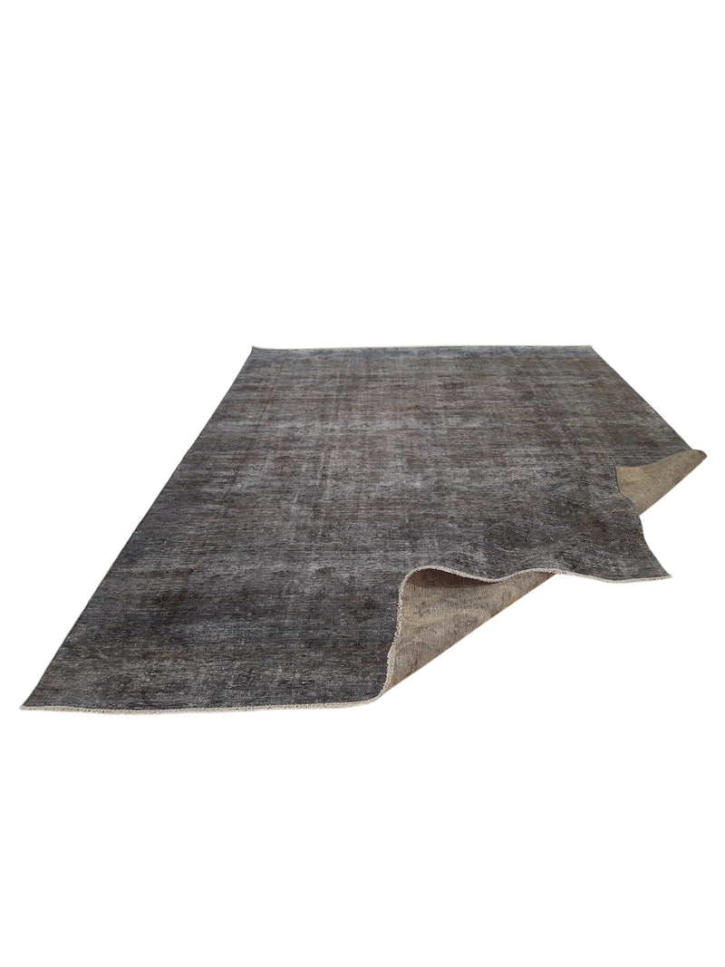 Pacific Overdyed 41636 Grey Grey Transitional Hand Knotted Rug