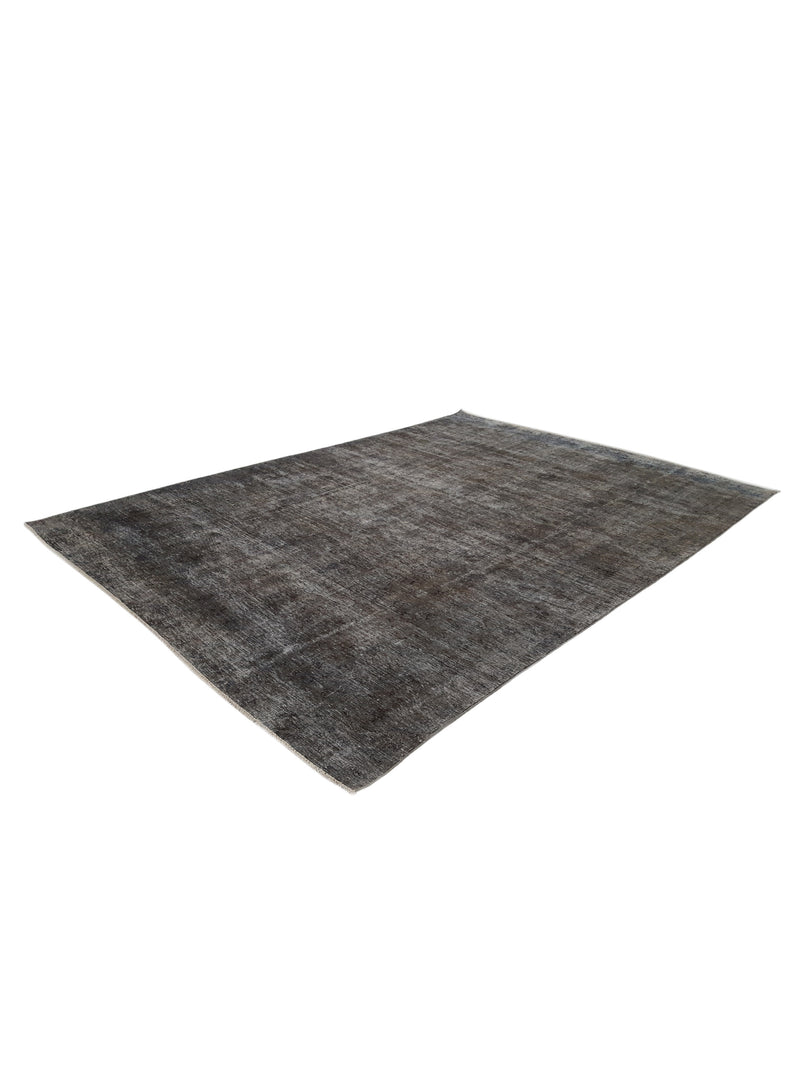 Pacific Overdyed 41636 Grey Grey Transitional Hand Knotted Rug