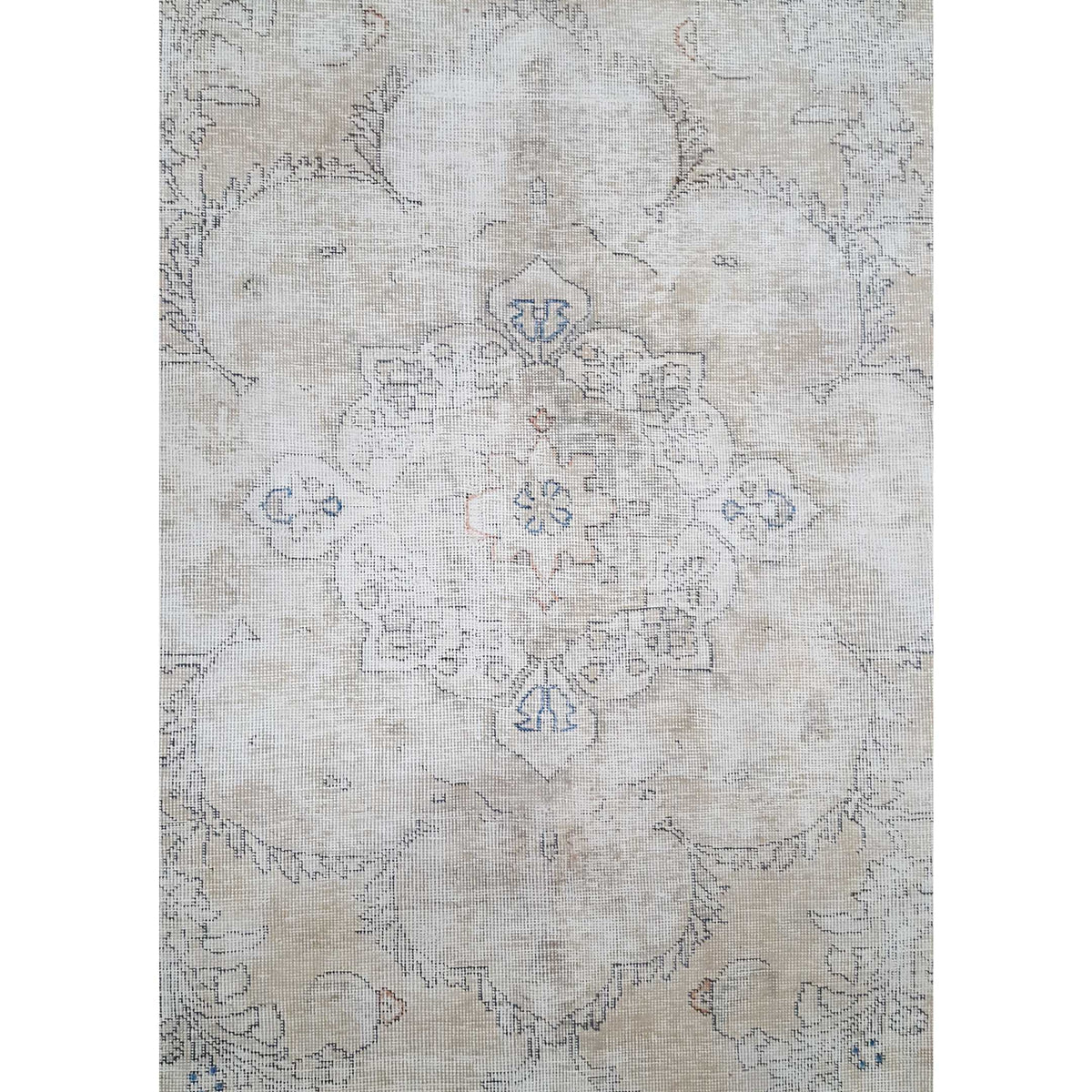 Pacific Vintage 41638 Ivory Ivory Vintage Hand Knotted Rug