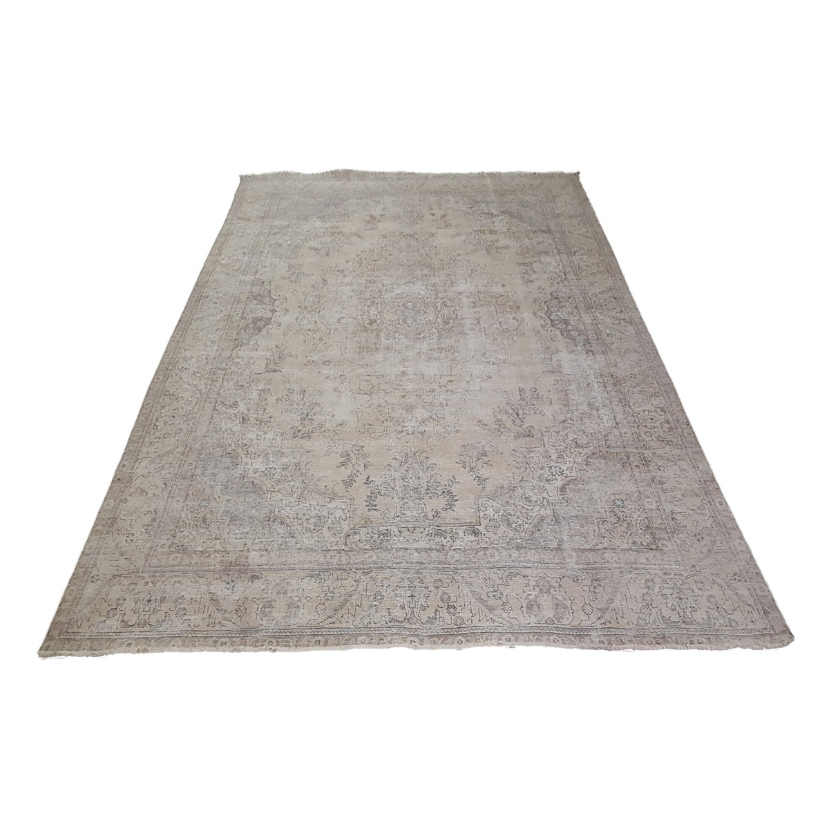Pacific Vintage 41644 Ivory Ivory Vintage Hand Knotted Rug
