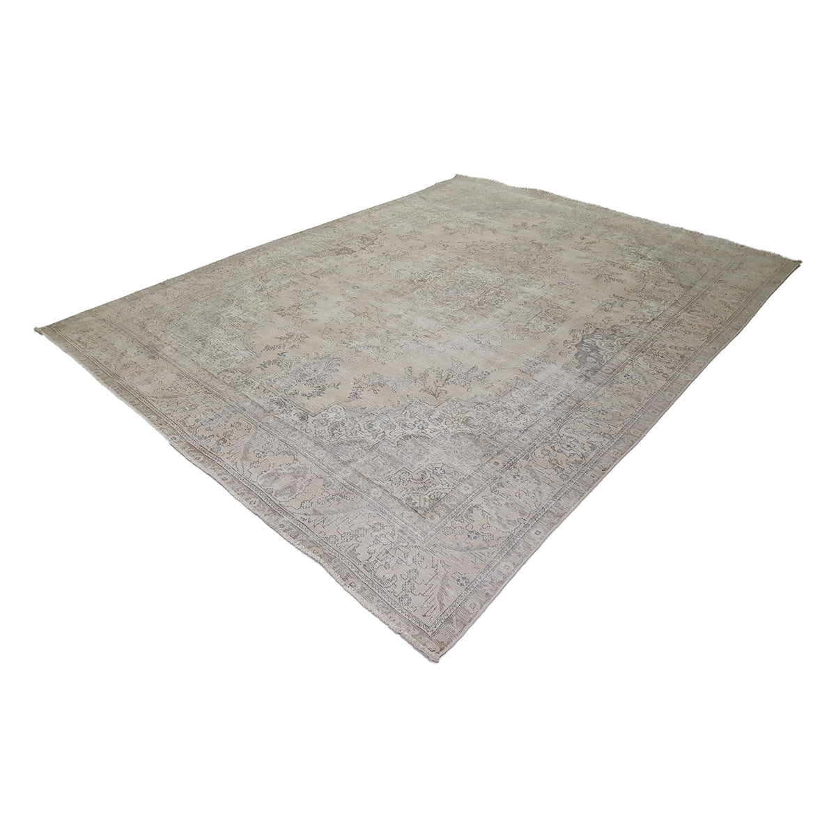 Pacific Vintage 41644 Ivory Ivory Vintage Hand Knotted Rug