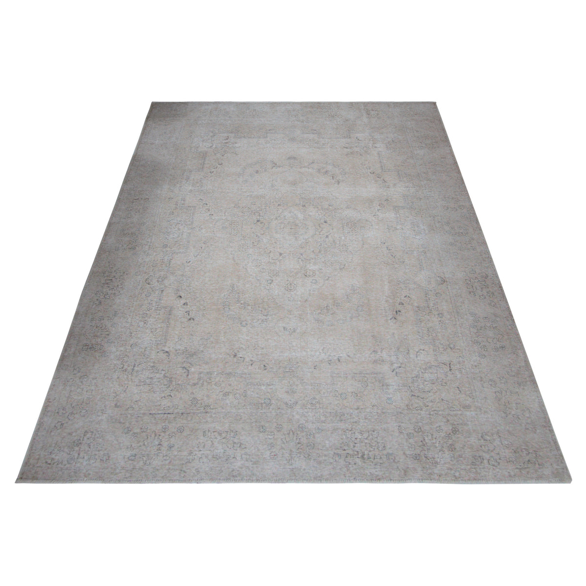 Pacific Vintage 41645 Ivory Ivory Vintage Hand Knotted Rug