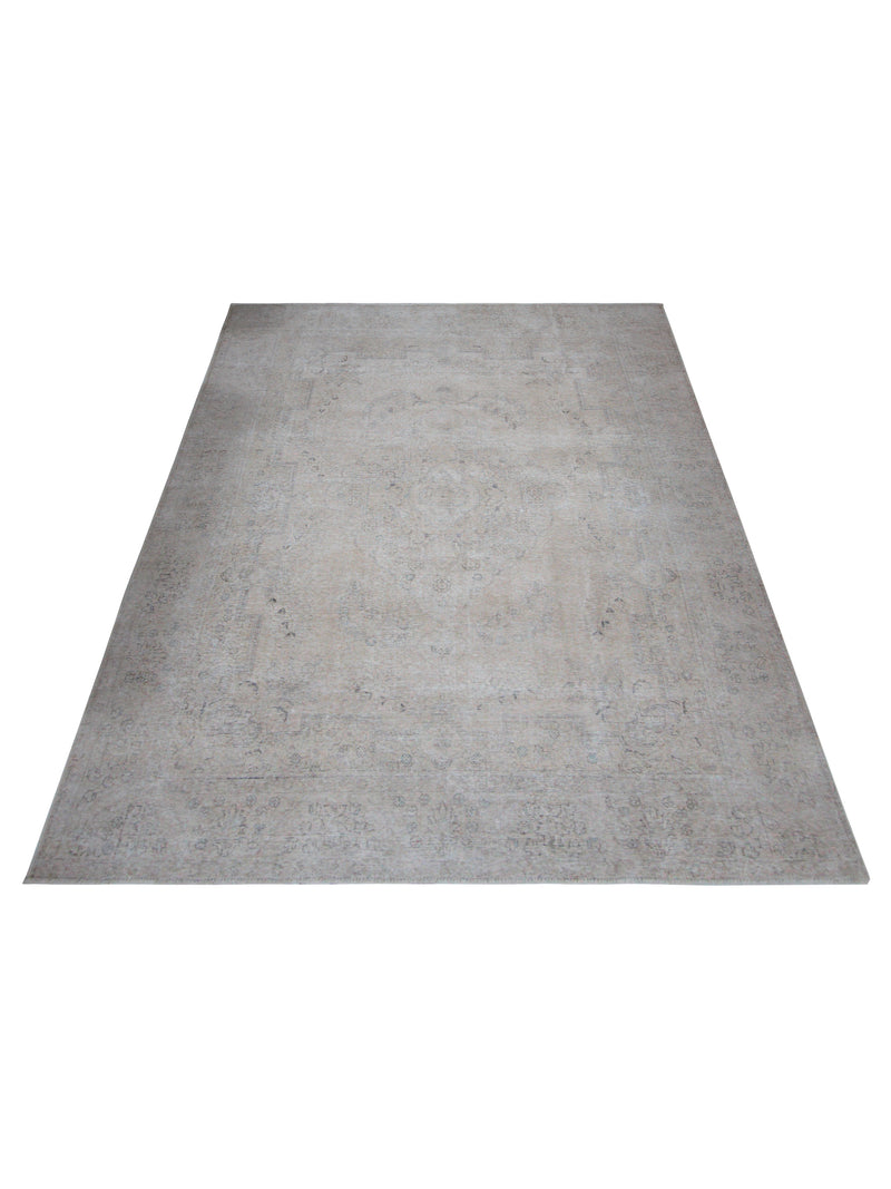 Pacific Vintage 41645 Ivory Ivory Vintage Hand Knotted Rug