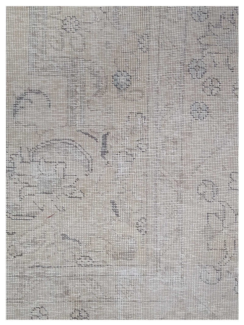 Pacific Vintage 41645 Ivory Ivory Vintage Hand Knotted Rug