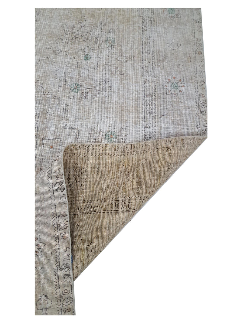 Pacific Vintage 41648 Beige Beige Vintage Hand Knotted Rug