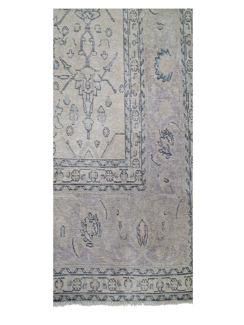 Pacific Vintage 41652 Beige Lt.Brown Vintage Hand Knotted Rug