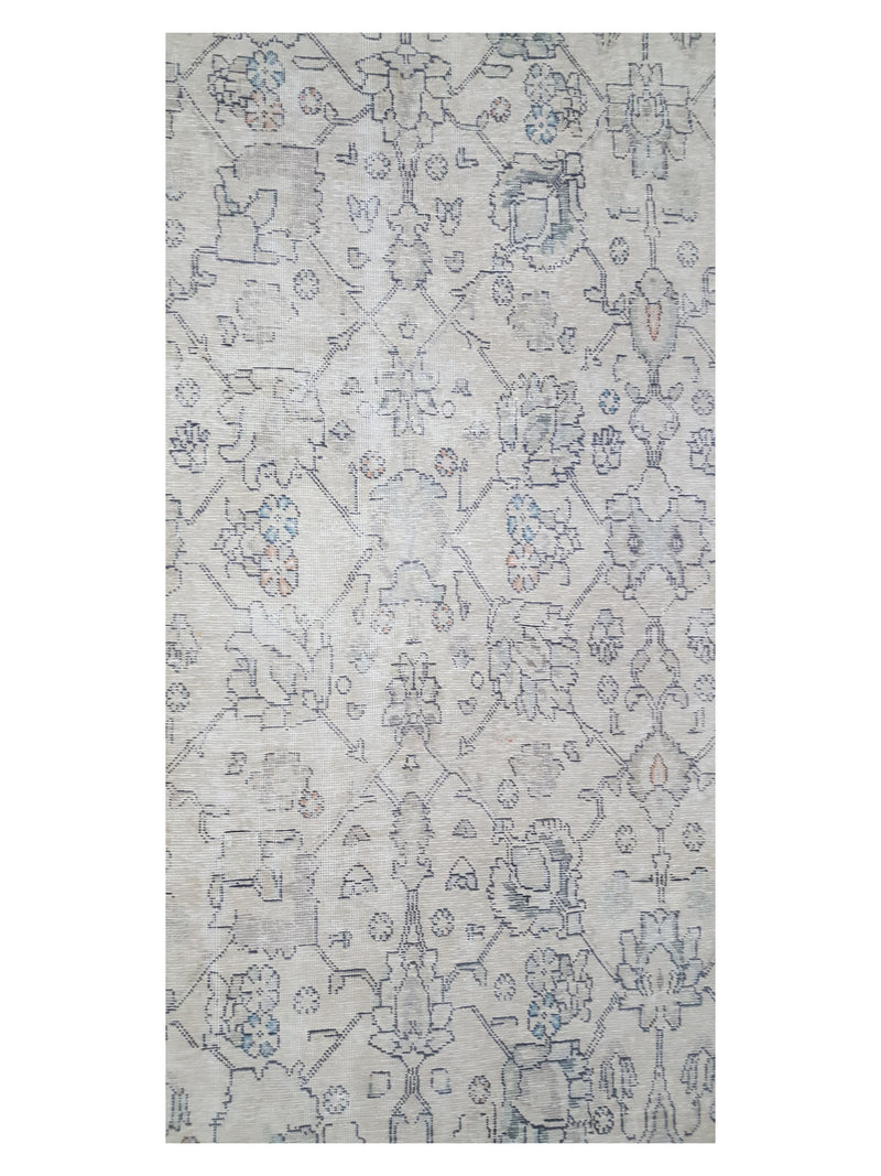 Pacific Vintage 41652 Beige Lt.Brown Vintage Hand Knotted Rug