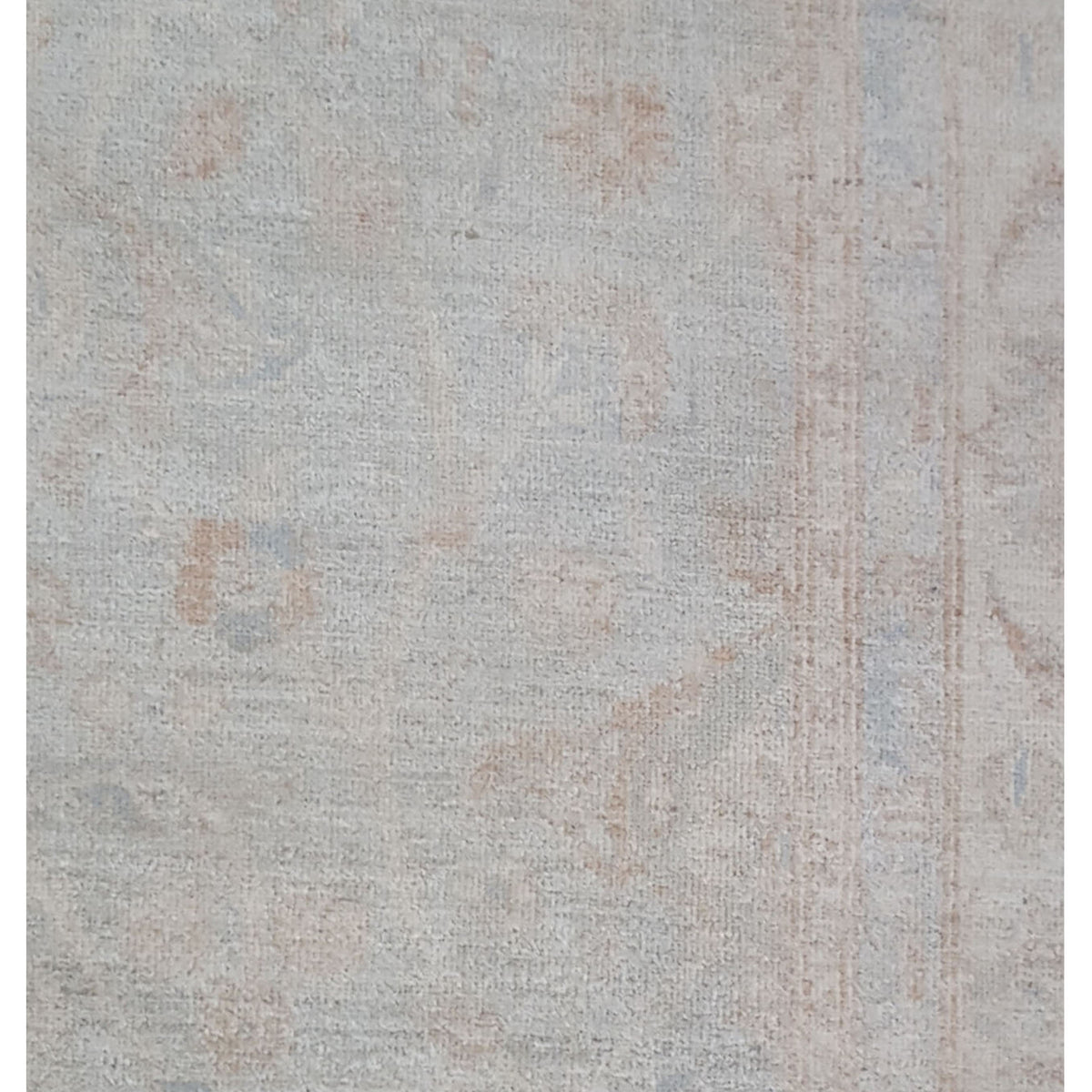 Pacific Ziegler 41661 Teal Ivory Transitional Hand Knotted Rug
