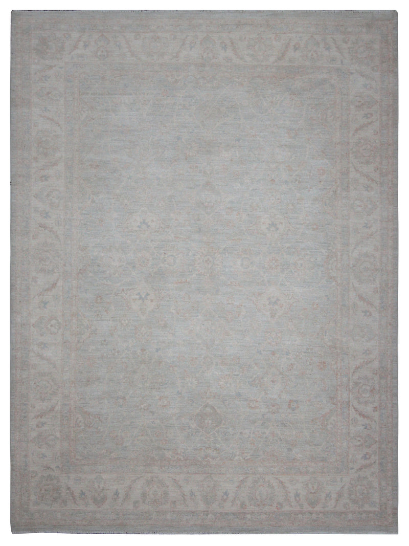 Pacific Ziegler  Teal Ivory Transitional