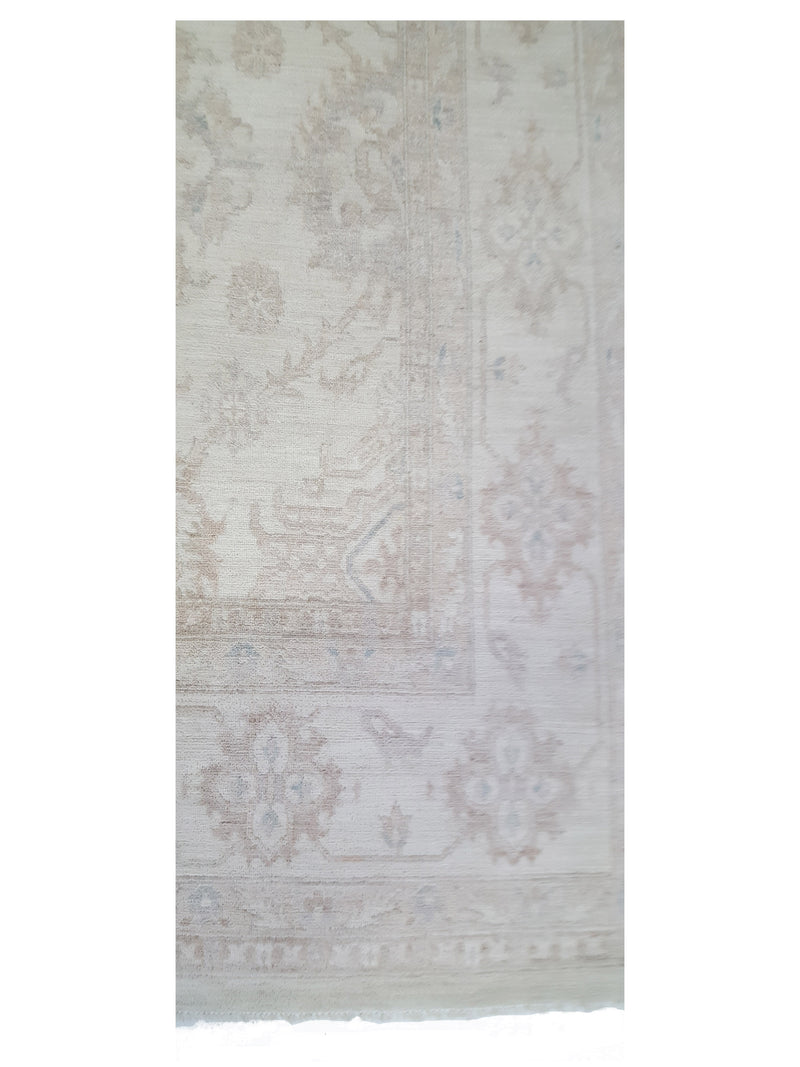 Pacific Ziegler 41662 Ivory Ivory Transitional Hand Knotted Rug