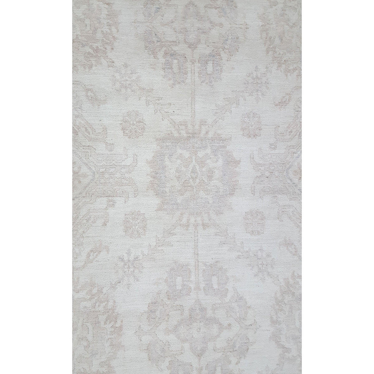 Pacific Ziegler 41662 Ivory Ivory Transitional Hand Knotted Rug