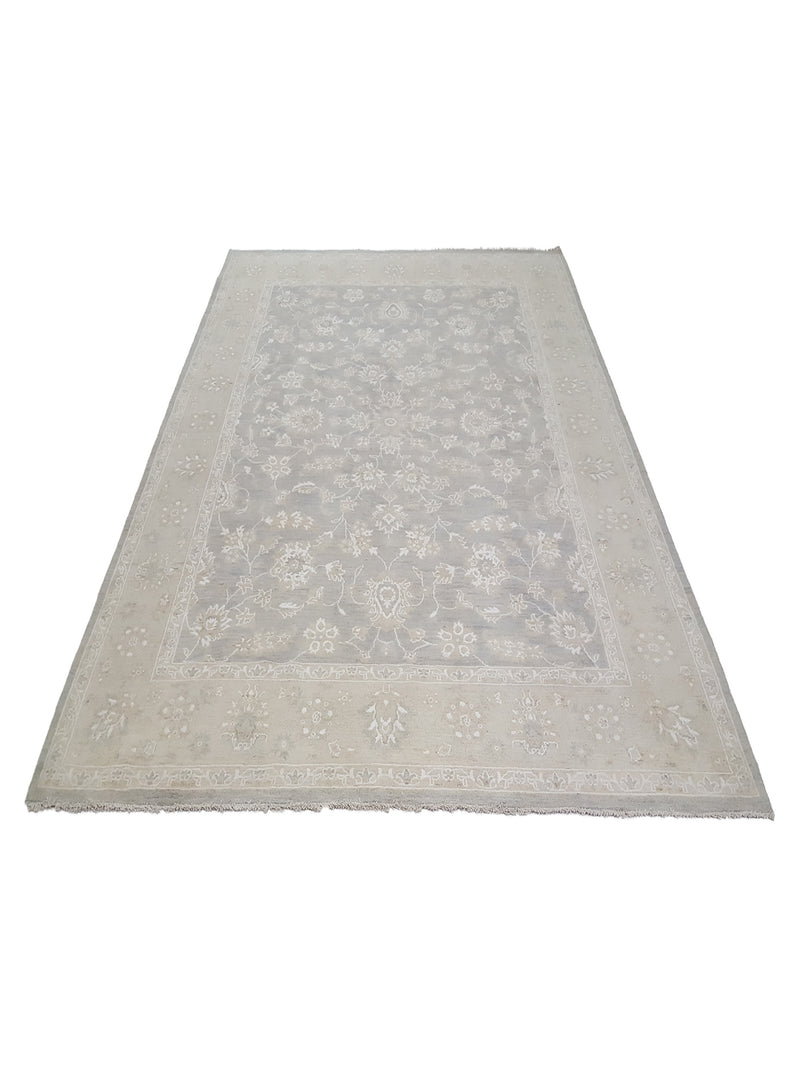Pacific Ziegler 41663 Beige Lt.Grey Transitional Hand Knotted Rug