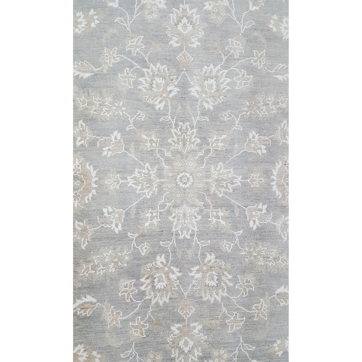 Pacific Ziegler 41663 Beige Lt.Grey Transitional Hand Knotted Rug