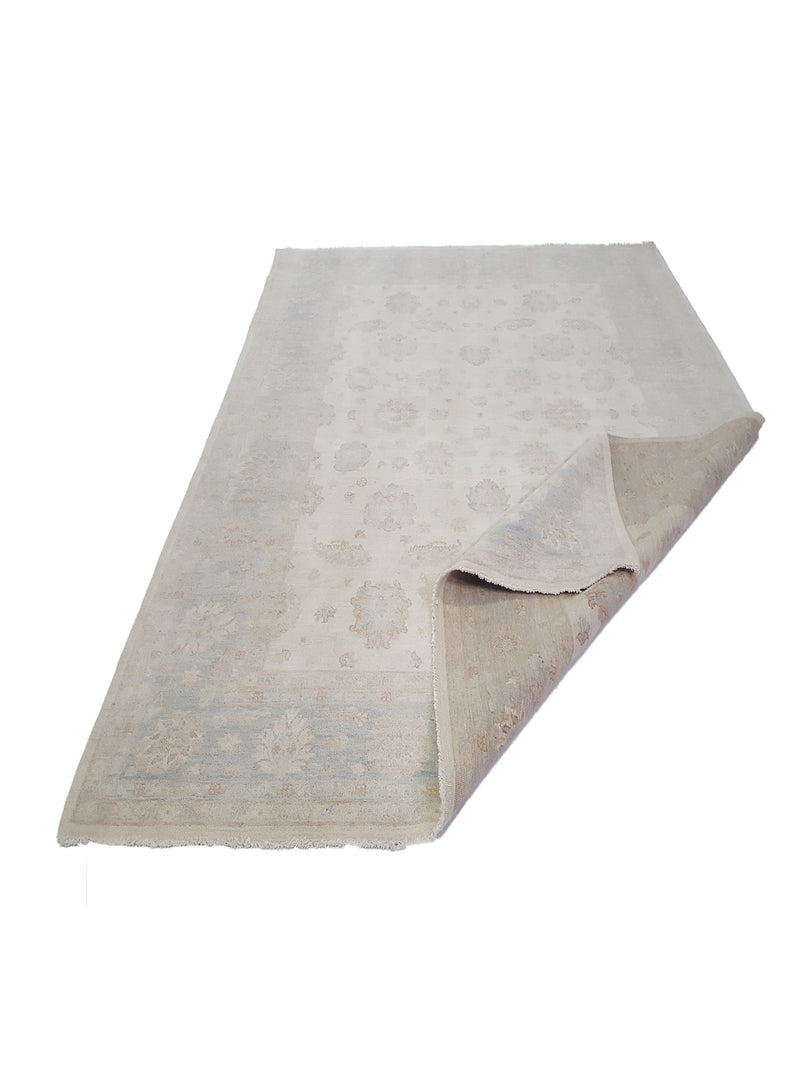 Pacific Ziegler 41665 Beige Aqua Transitional Hand Knotted Rug