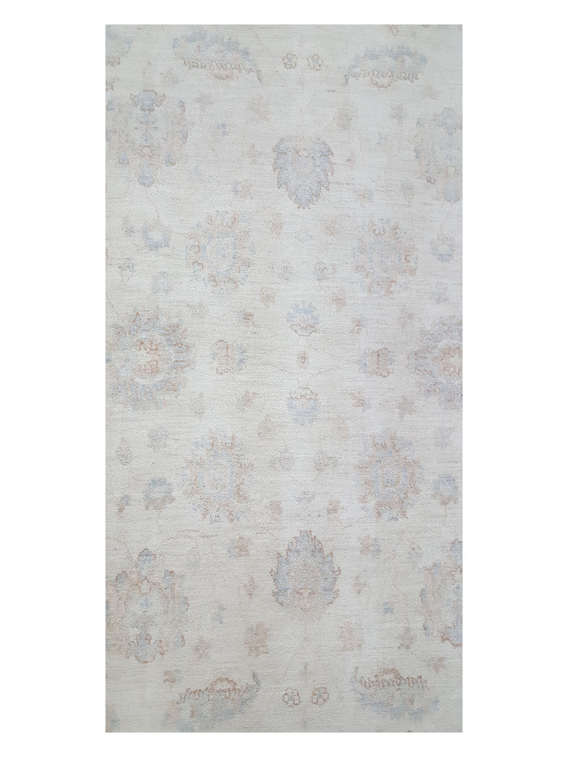 Pacific Ziegler 41665 Beige Aqua Transitional Hand Knotted Rug
