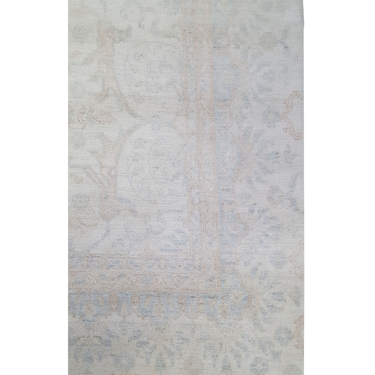 Pacific Ziegler 41669 Beige Lt.Blue Transitional Hand Knotted Rug
