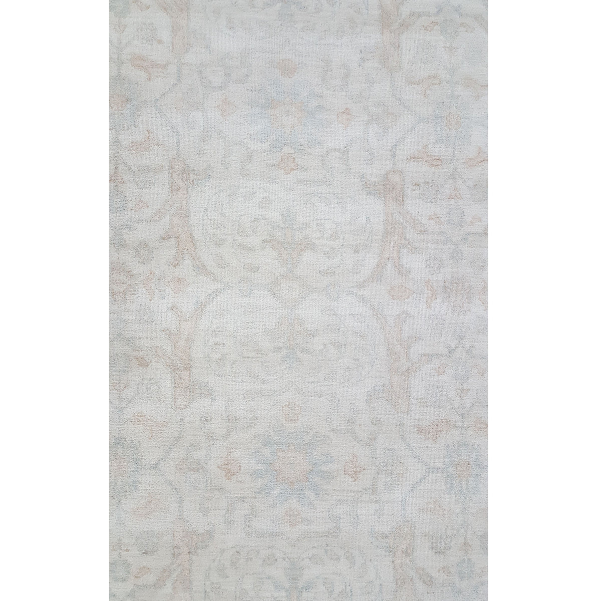 Pacific Ziegler 41669 Beige Lt.Blue Transitional Hand Knotted Rug