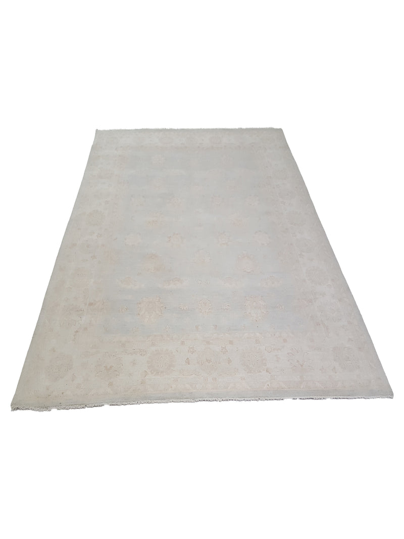 Pacific Ziegler 41671 Lt.Blue Ivory Transitional Hand Knotted Rug