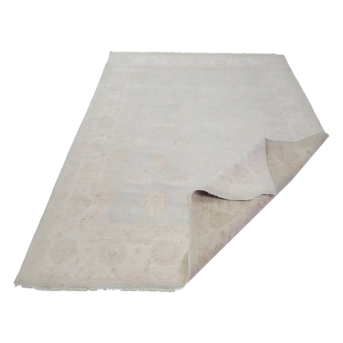 Pacific Ziegler 41671 Lt.Blue Ivory Transitional Hand Knotted Rug