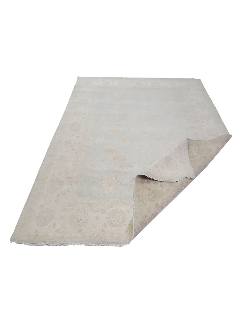 Pacific Ziegler 41671 Lt.Blue Ivory Transitional Hand Knotted Rug