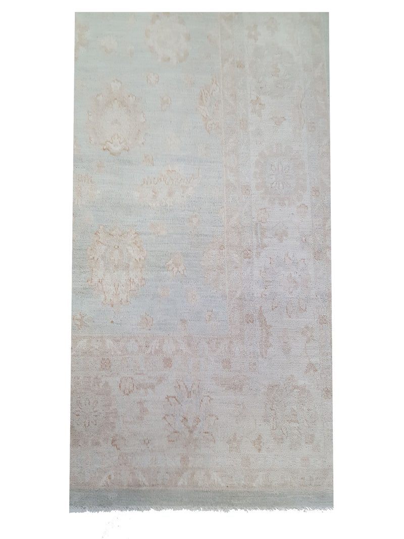 Pacific Ziegler 41671 Lt.Blue Ivory Transitional Hand Knotted Rug