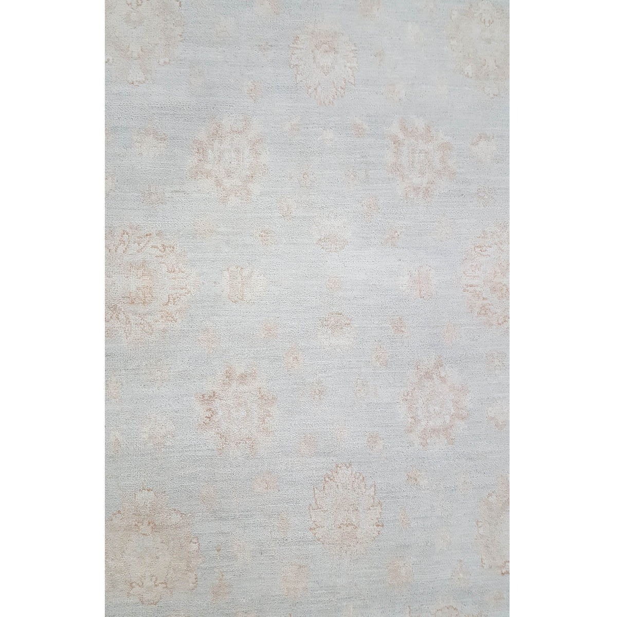 Pacific Ziegler 41671 Lt.Blue Ivory Transitional Hand Knotted Rug