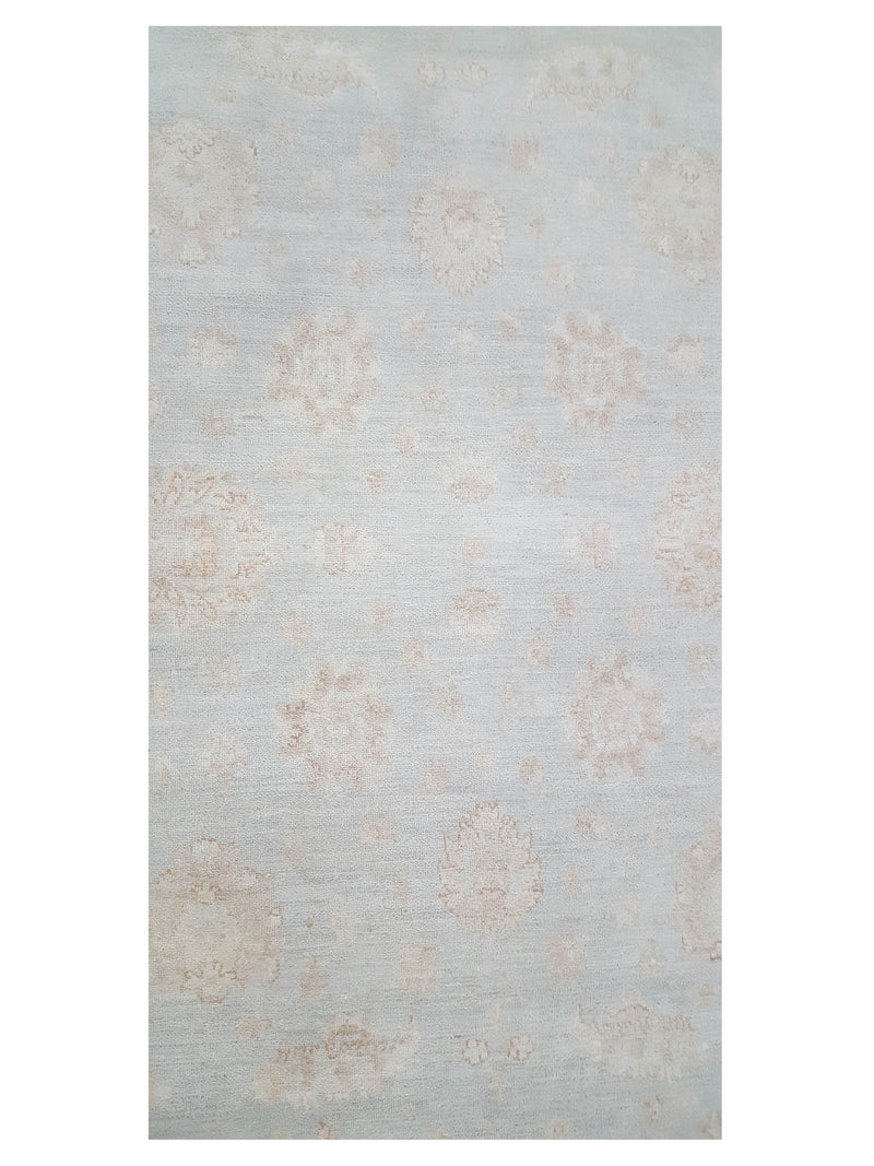 Pacific Ziegler 41671 Lt.Blue Ivory Transitional Hand Knotted Rug