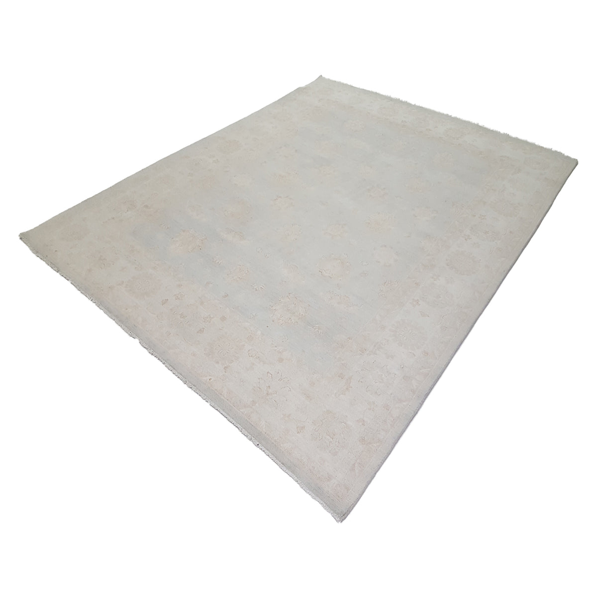 Pacific Ziegler 41671 Lt.Blue Ivory Transitional Hand Knotted Rug