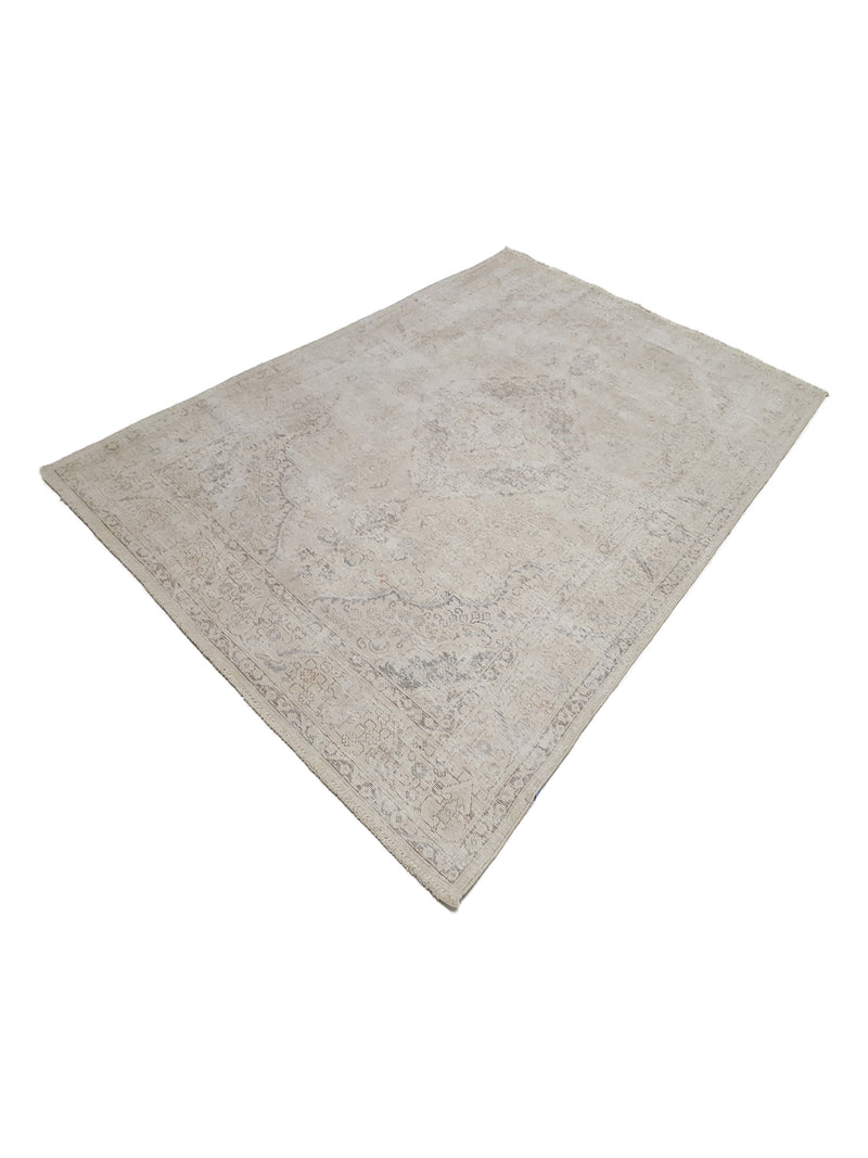 Pacific Vintage 41672 Ivory Ivory Vintage Hand Knotted Rug