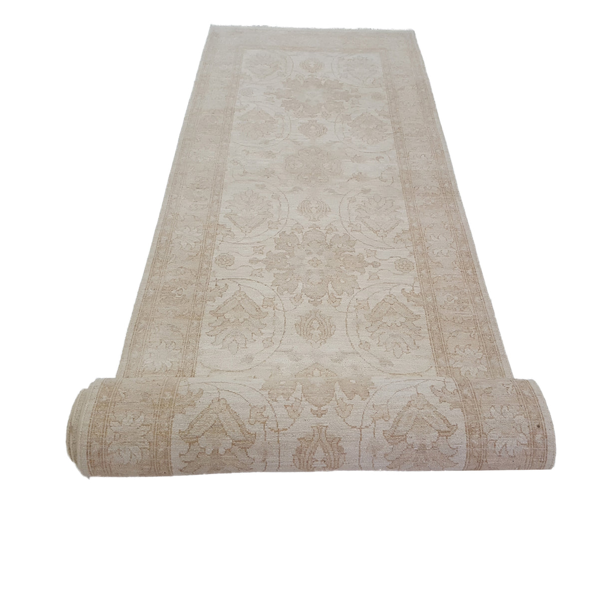 Pacific Ziegler 41679 Ivory Ivory Transitional Hand Knotted Rug