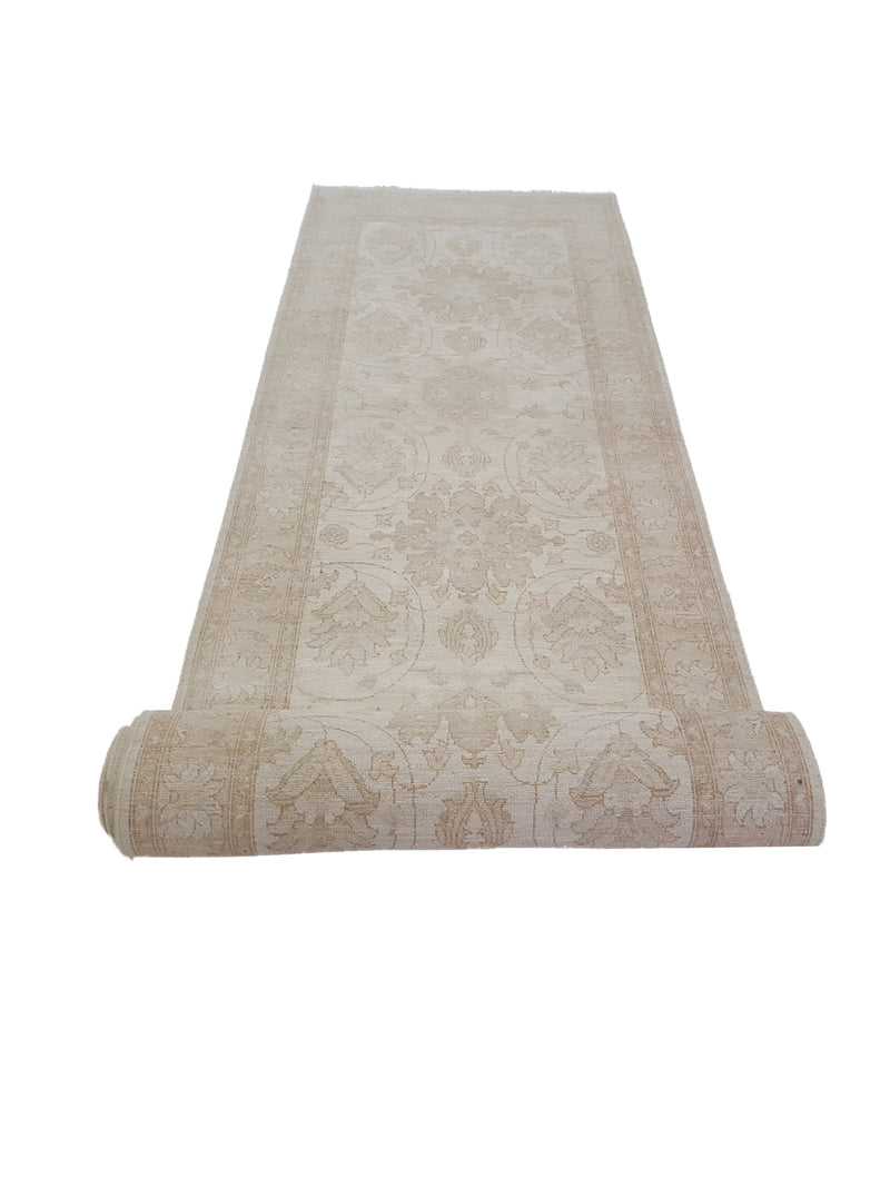 Pacific Ziegler 41679 Ivory Ivory Transitional Hand Knotted Rug