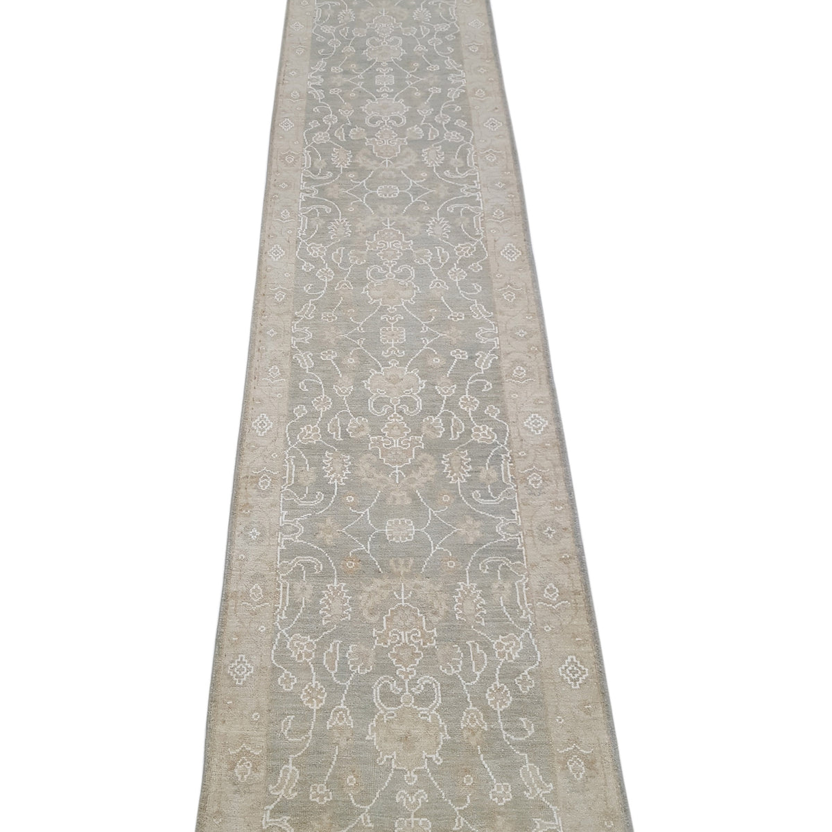 Pacific Ziegler 41680 Lt.Grey Ivory Transitional Hand Knotted Rug